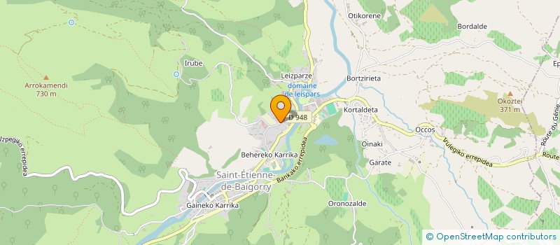 localisation de l'entreprise MONSIEUR BATTIT BASCANS  SAINT-ETIENNE-DE-BAIGORRY