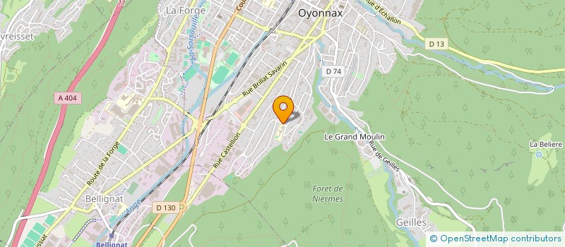 localisation de l'entreprise MONSIEUR BATUHAN YAGCI à OYONNAX
