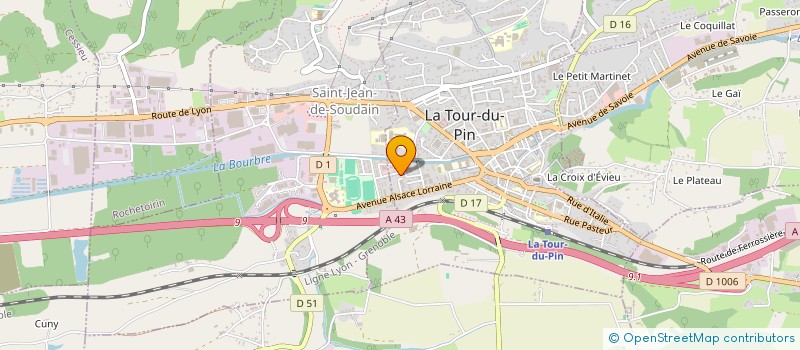 localisation de l'entreprise MONSIEUR BATUHAN YUCEL  LA TOUR-DU-PIN