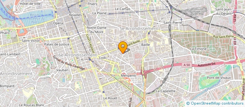 localisation de l'entreprise MONSIEUR BAUDE SINGSANGA à MARSEILLE