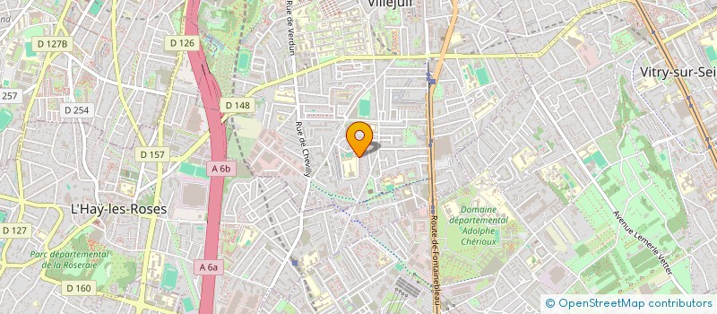 localisation de l'entreprise MONSIEUR BAUDELAIRE SEUNHOU DZUENTAP  VILLEJUIF