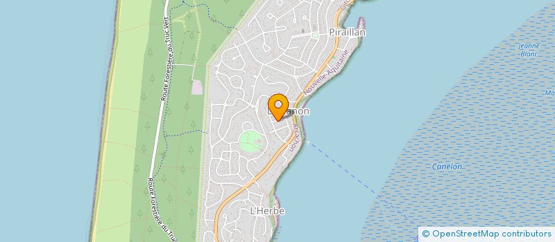 localisation de l'entreprise MONSIEUR BAUDEWIJN VERSCHUEREN  LEGE-CAP-FERRET