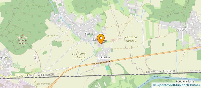 localisation de l'entreprise MONSIEUR BAUDOIN CORDONGNON  SALENCY