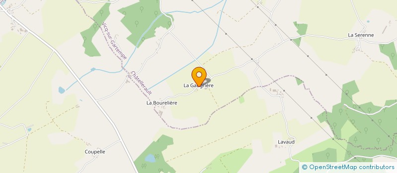 localisation de l'entreprise MONSIEUR BAUDOIN D'HARDIVILLIERS  SAINT-PIERRE-DE-MAILLE