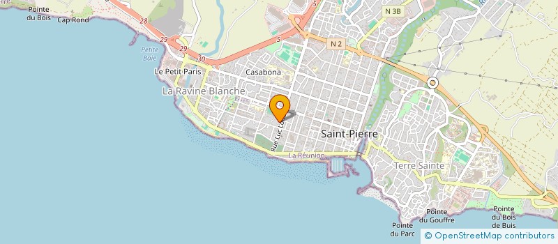localisation de l'entreprise MONSIEUR BAUDOIN VAN DEN BERG à SAINT-PIERRE