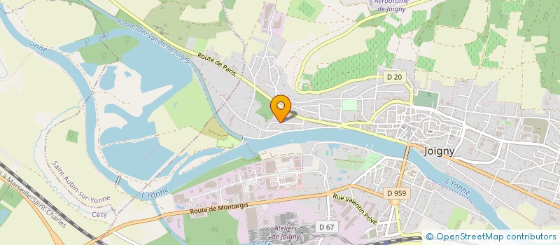 localisation de l'entreprise MONSIEUR BAUDOIN VAN DER SLIKKE à JOIGNY