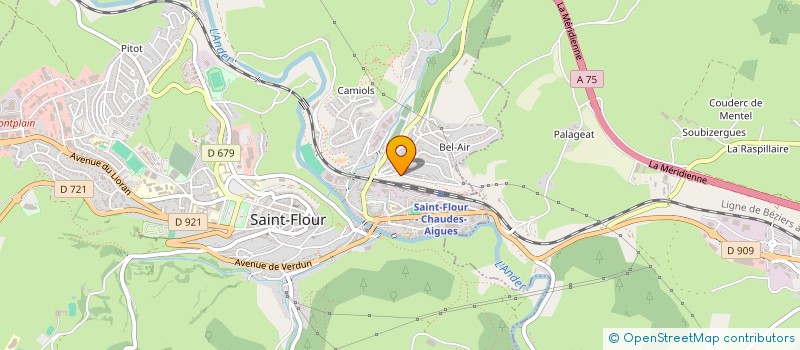 localisation de l'entreprise MONSIEUR BAUDOUIN BESSE à SAINT-FLOUR