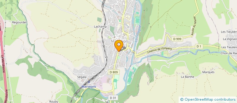 localisation de l'entreprise MONSIEUR BAUDOUIN BLANCKAERT à MARVEJOLS