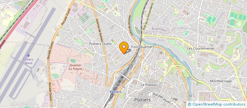 localisation de l'entreprise MONSIEUR BAUDOUIN GABARD à POITIERS