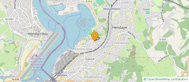 localisation de l'entreprise MONSIEUR BAUDOUIN HELDENBERGH à HENDAYE