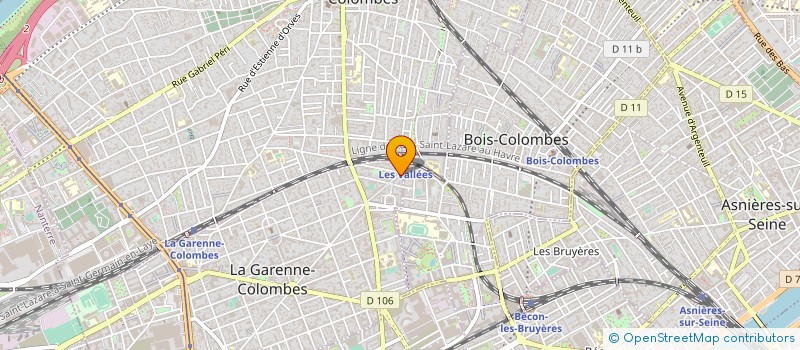 localisation de l'entreprise MONSIEUR BAUDOUIN LE MESRE DE PAS à LA GARENNE-COLOMBES