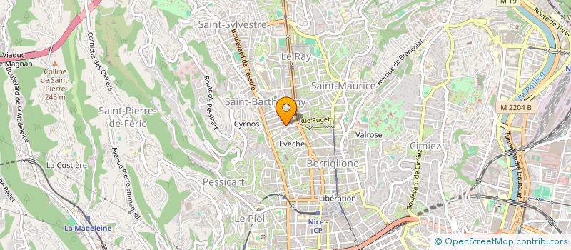 localisation de l'entreprise MONSIEUR BAUDOUIN LENORMAND à NICE