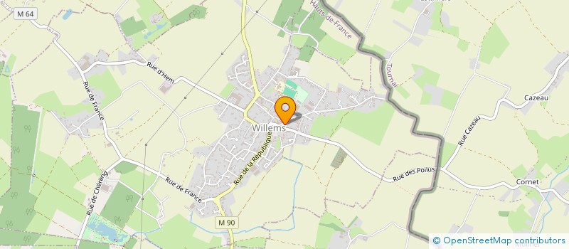 localisation de l'entreprise MONSIEUR BAUDOUIN TASIAUX  WILLEMS