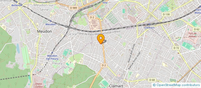 localisation de l'entreprise MONSIEUR BAUDRICK MATONA  CLAMART