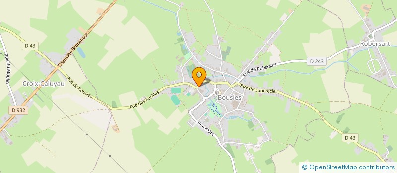 localisation de l'entreprise MONSIEUR BAUDRY GUILLAUME  BOUSIES