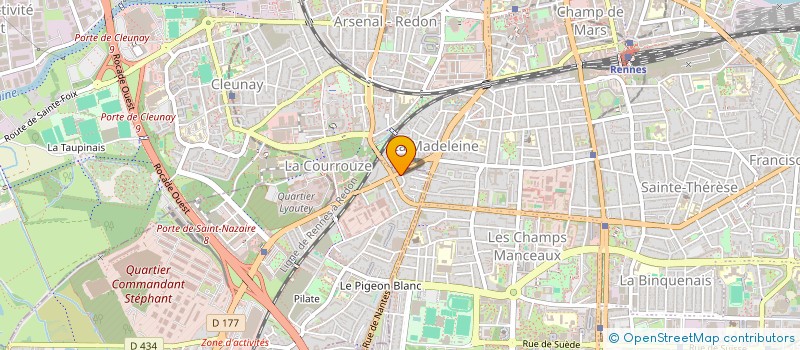 localisation de l'entreprise MONSIEUR BAUDRY NKOSI  SAINT-JACQUES-DE-LA-LANDE