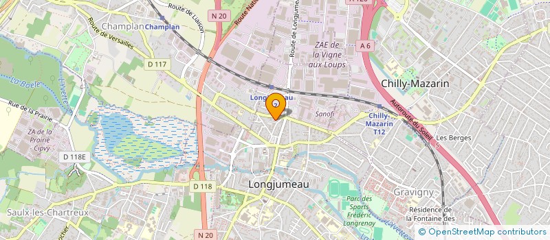 localisation de l'entreprise MONSIEUR BAYAN GENDROT à LONGJUMEAU