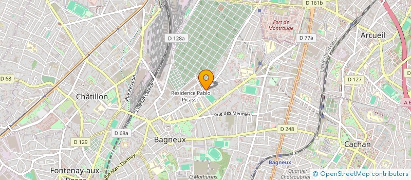 localisation de l'entreprise MONSIEUR BAYE DIAKITE à BAGNEUX