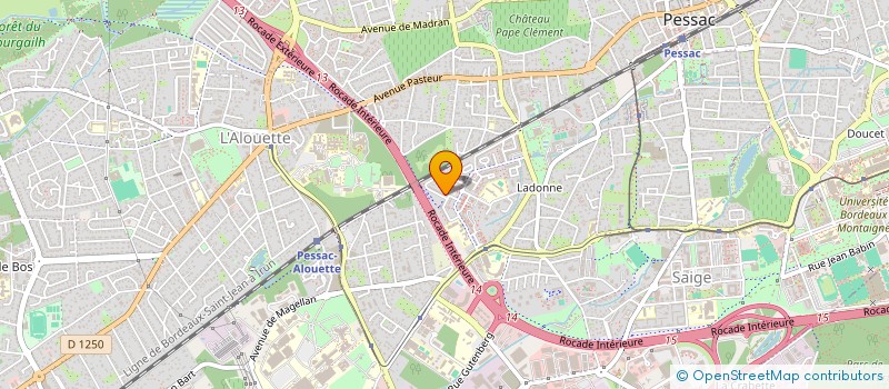 localisation de l'entreprise MONSIEUR BAYE DIOUF  PESSAC