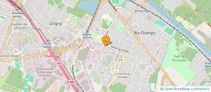 localisation de l'entreprise MONSIEUR BAYOKO LACINA  RIS-ORANGIS