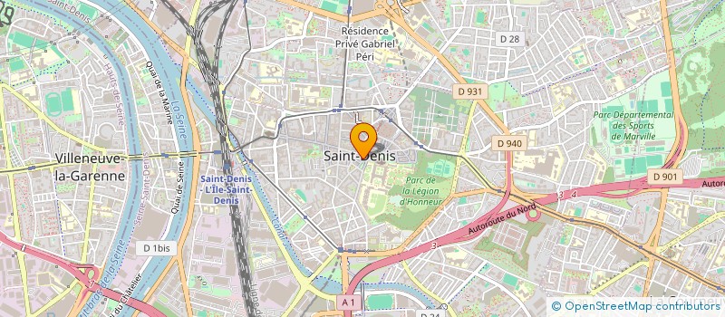 localisation de l'entreprise MONSIEUR BAYOUB HADJ MOUSSA  SAINT-DENIS