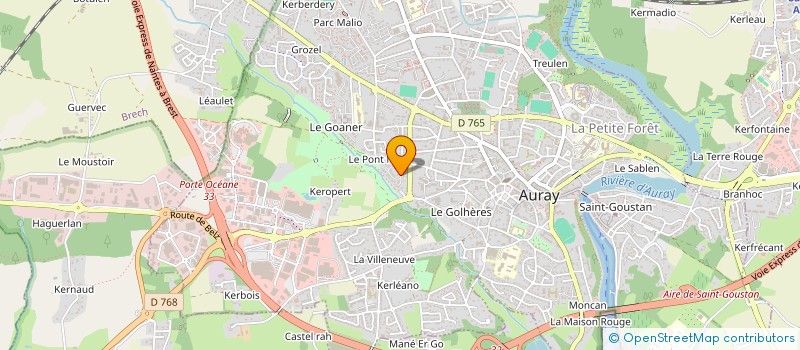 localisation de l'entreprise MONSIEUR BAYRAM AKTAS à AURAY