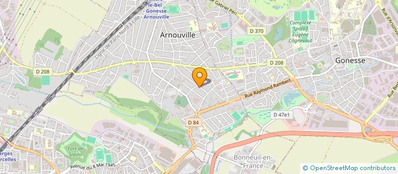localisation de l'entreprise MONSIEUR BAYRAM AKTEPE à ARNOUVILLE