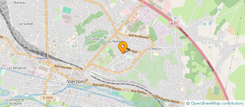 localisation de l'entreprise MONSIEUR BAYRAM AKYUZ à VIERZON