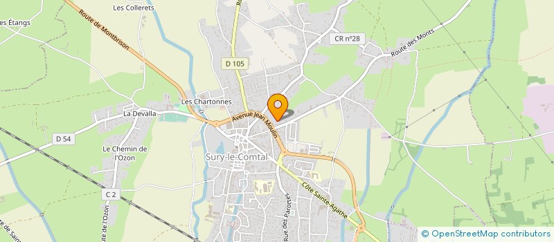 localisation de l'entreprise MONSIEUR BAYRAM CELIK à SURY-LE-COMTAL