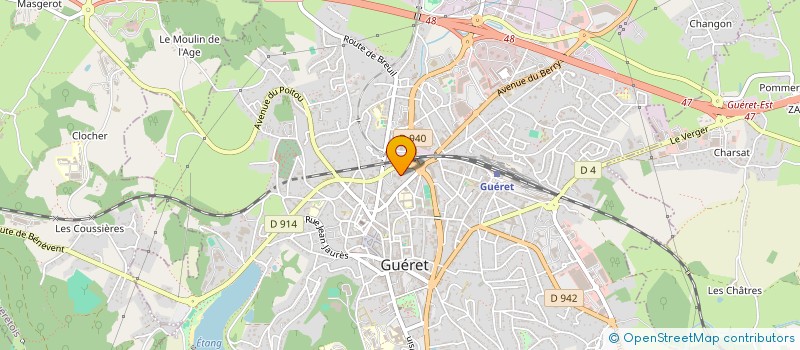 localisation de l'entreprise MONSIEUR BAYRAM CELIK à GUERET