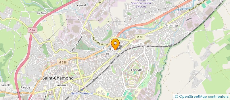 localisation de l'entreprise MONSIEUR BAYRAM DEVRE  SAINT-CHAMOND