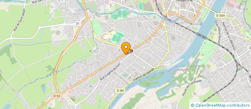 localisation de l'entreprise MONSIEUR BAYRAM DINGER à ROANNE