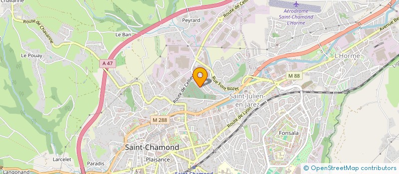 localisation de l'entreprise MONSIEUR BAYRAM KURUTEPE à SAINT-CHAMOND