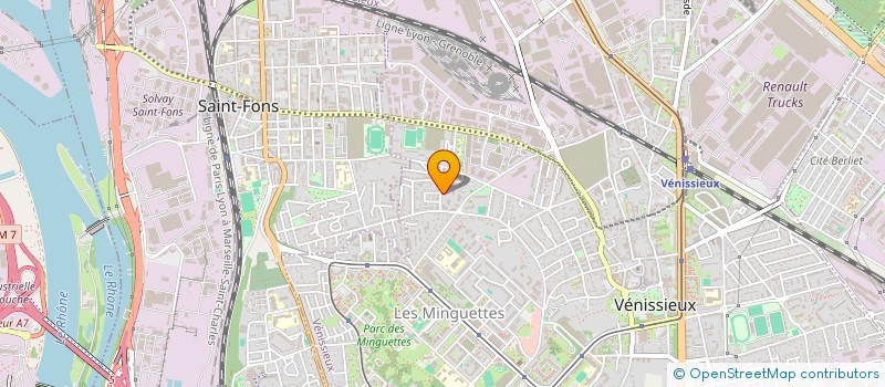 localisation de l'entreprise MONSIEUR BAYRAM SAGDIC  VENISSIEUX