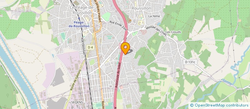 localisation de l'entreprise MONSIEUR BAYRAM TEZGIN à ROUSSILLON