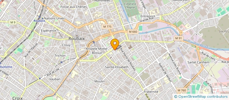 localisation de l'entreprise MONSIEUR BAYRAM-YASIN KUYUCU à ROUBAIX