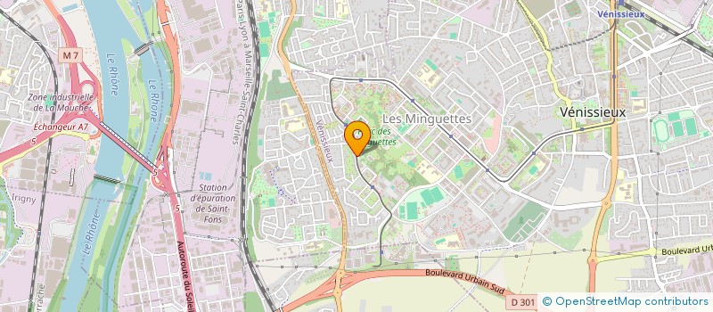 localisation de l'entreprise MONSIEUR BAYRAM YAVUZ  VENISSIEUX