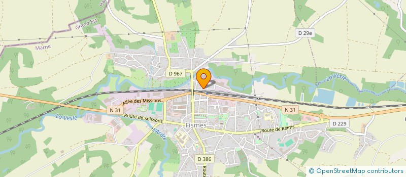 localisation de l'entreprise MONSIEUR BAYRON PAPAVERO  FISMES