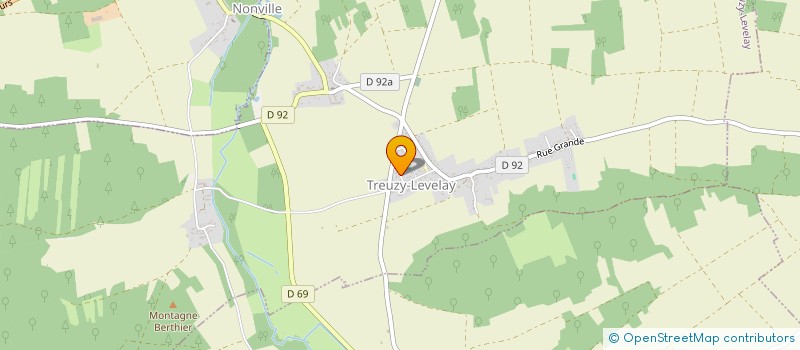 localisation de l'entreprise MONSIEUR BAZIL FENOT  TREUZY-LEVELAY