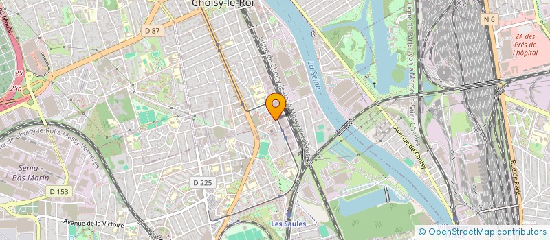 localisation de l'entreprise MONSIEUR BAZILE DELOUMEAUX  CHOISY-LE-ROI