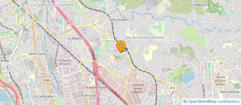 localisation de l'entreprise MONSIEUR BAZIZ BAKARI à MARSEILLE