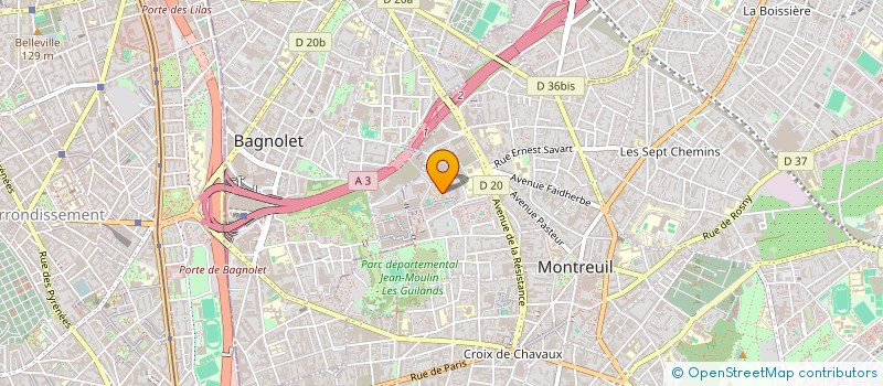 localisation de l'entreprise MONSIEUR BAZOUMANA BALLO à MONTREUIL