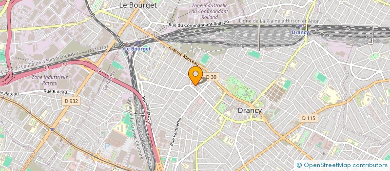 localisation de l'entreprise MONSIEUR BAZOUMANA SANOGO à DRANCY