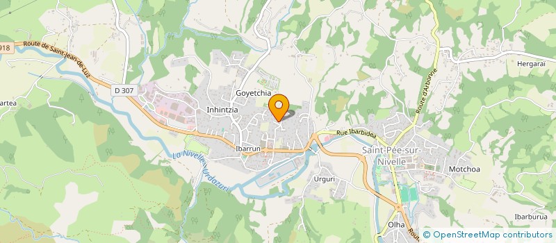 localisation de l'entreprise MONSIEUR BE AT MICHELENA  SAINT-PEE-SUR-NIVELLE