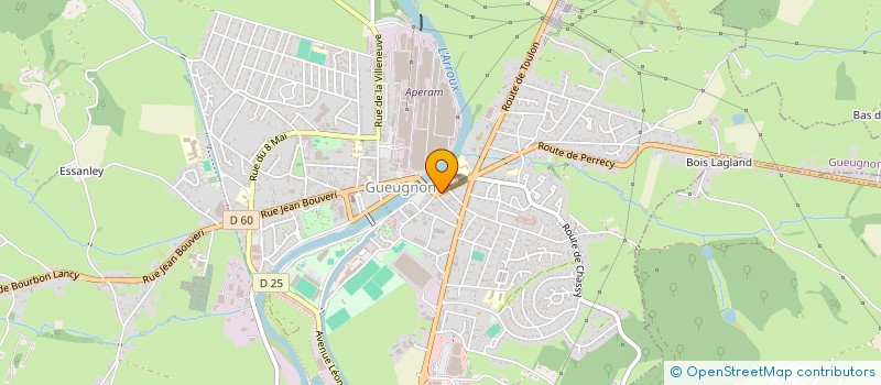 localisation de l'entreprise MONSIEUR BE NAM TRAN  GUEUGNON