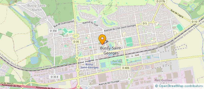 localisation de l'entreprise MONSIEUR BEAN DOK  BUSSY-SAINT-GEORGES