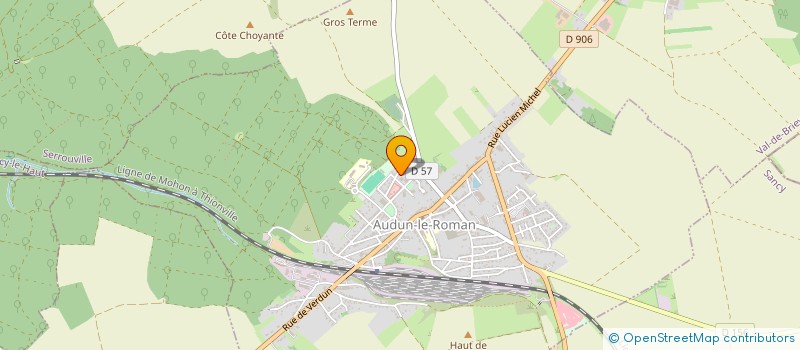 localisation de l'entreprise MONSIEUR BEANJAMIN ROSSINI  AUDUN-LE-ROMAN