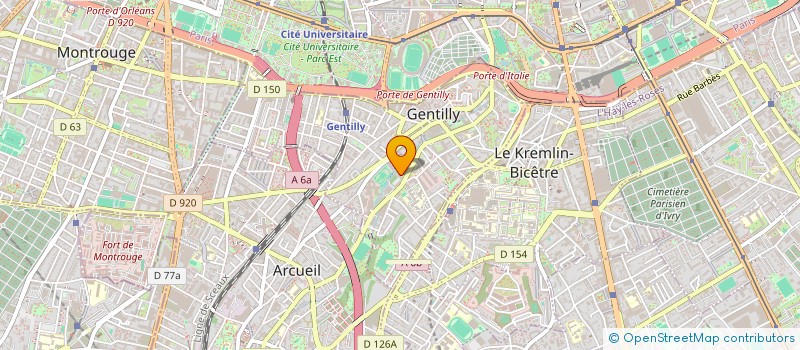 localisation de l'entreprise MONSIEUR BEANT SINGH  GENTILLY