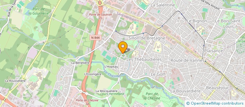 localisation de l'entreprise MONSIEUR BEAUPERIN YANN  SAINT-HERBLAIN