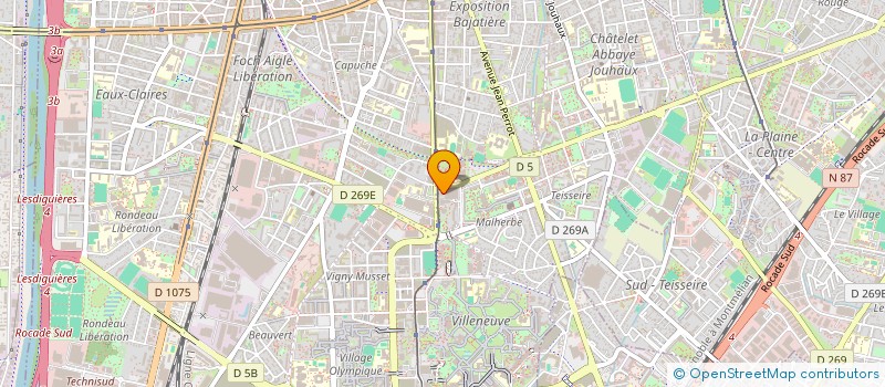 localisation de l'entreprise MONSIEUR BEBE-IACOB ION  GRENOBLE